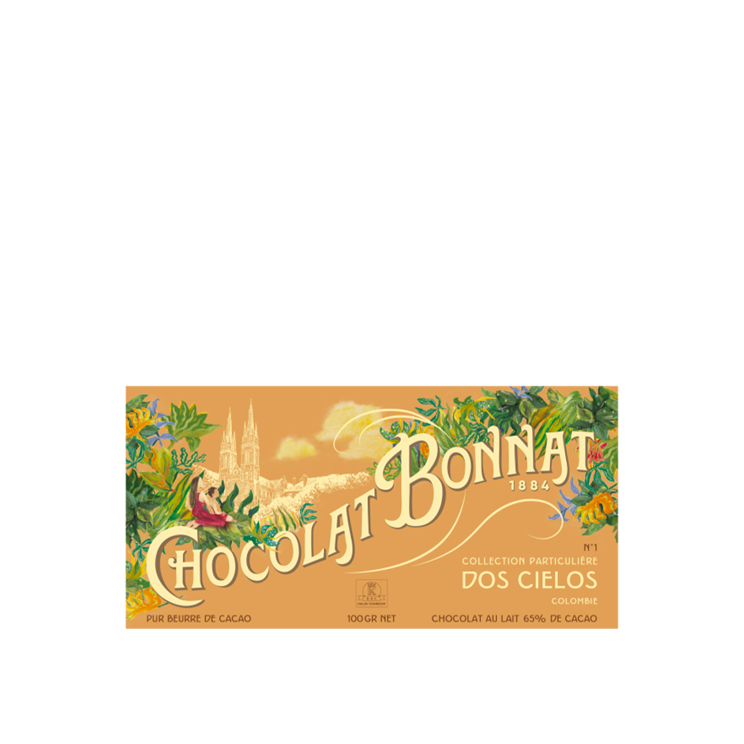 Bonnat tavoletta di cioccolato Dos Cielos Colombia 65% Collection Particulière 100 g - squisitoo