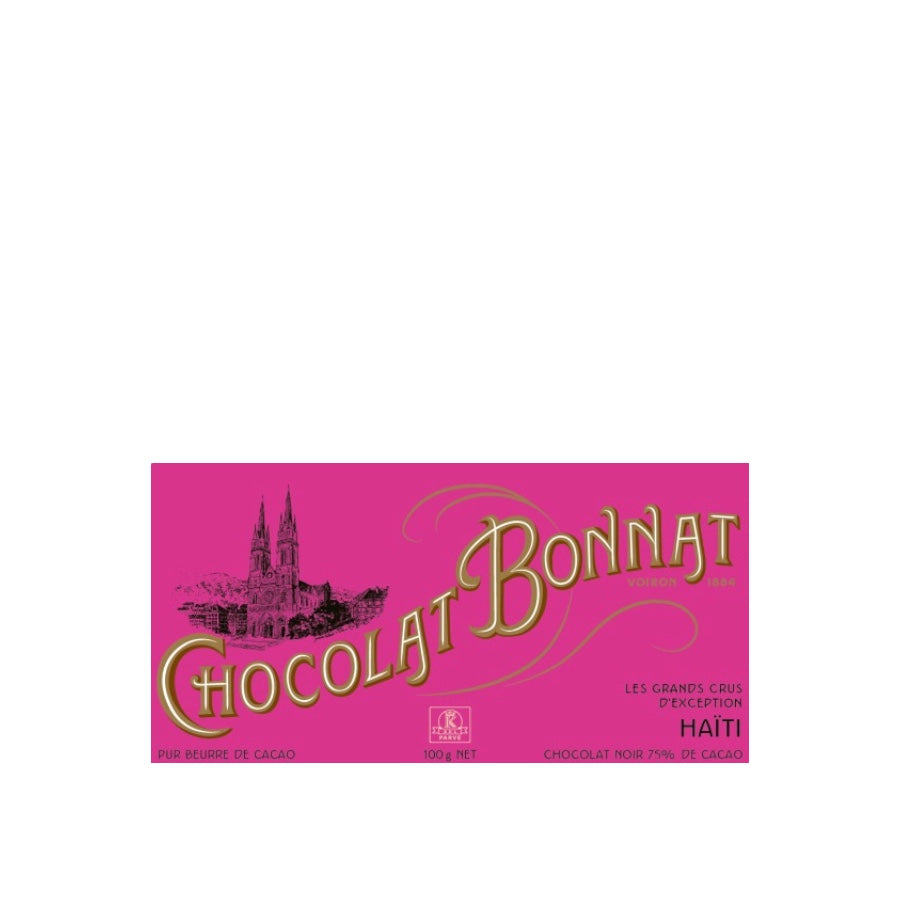 Bonnat tavoletta di cioccolato Haiti 75% Grands Crus d'Exception 100 g