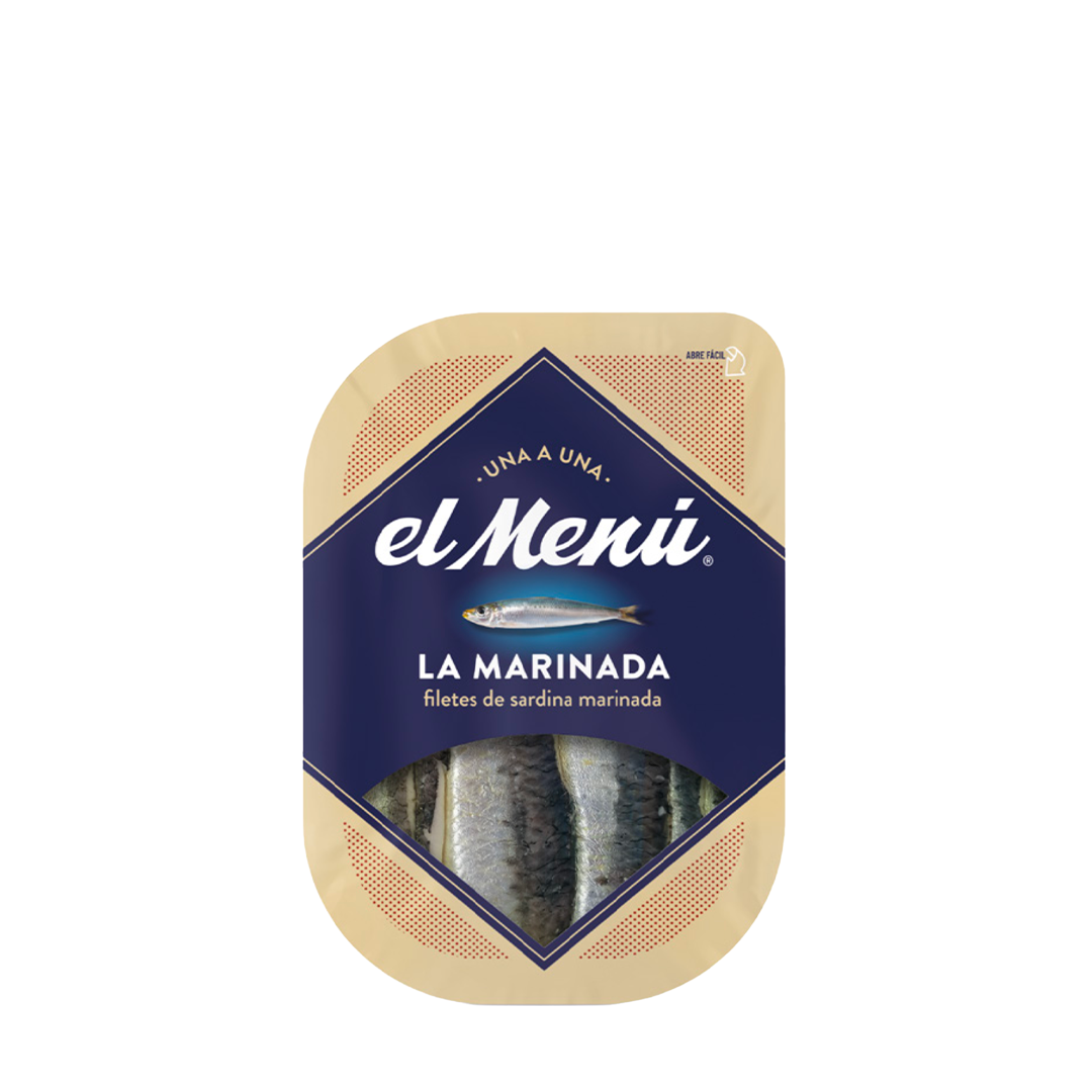El Menù filetti di sardina marinata, in olio di girasole e oliva 120 g