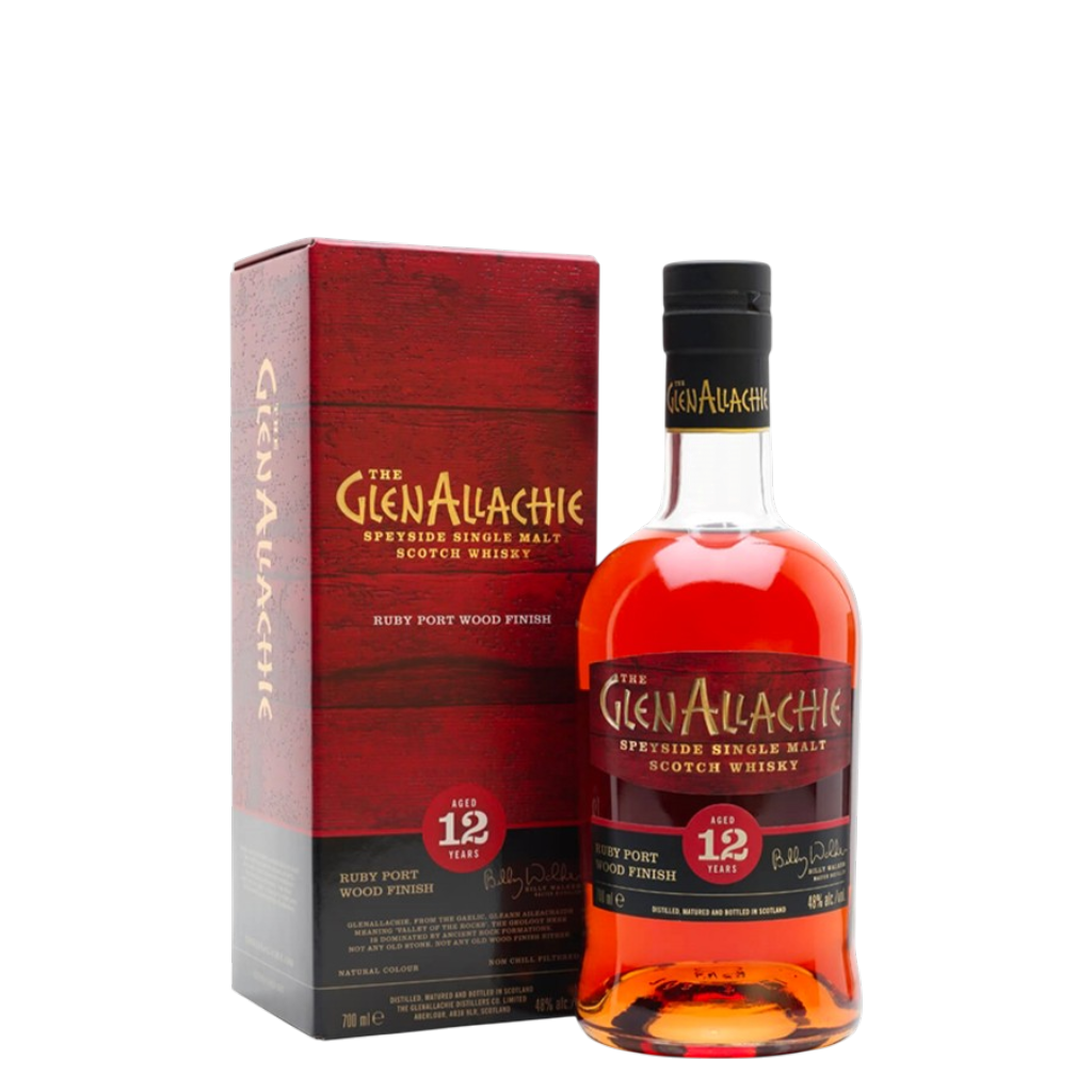 Whisky GlenAllachie 12 Years Old Ruby Port Finish 70 cl