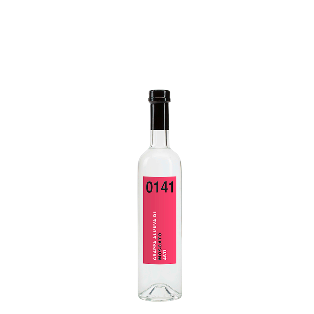 Grappa Centopercento 0141 all'uva di Moscato 50 cl