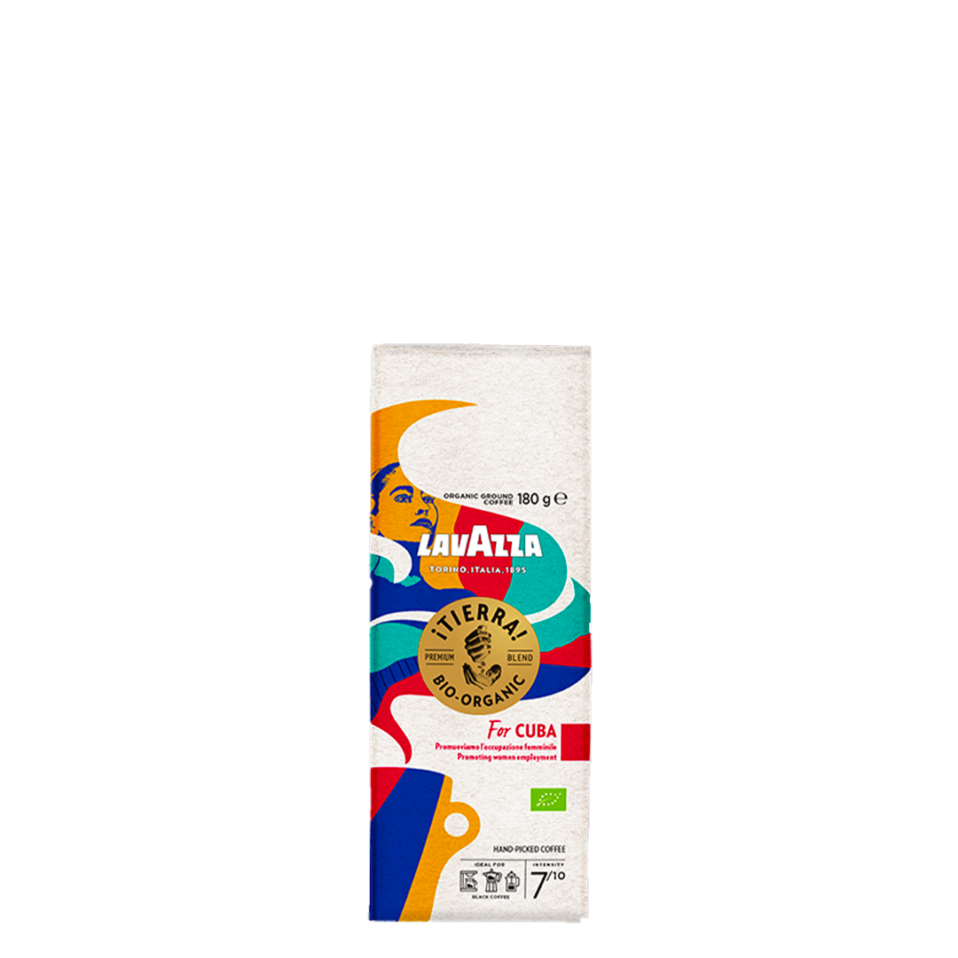 Lavazza Caffè Macinato ¡Tierra! For Cuba BIO Organic 180 g - squisitoo