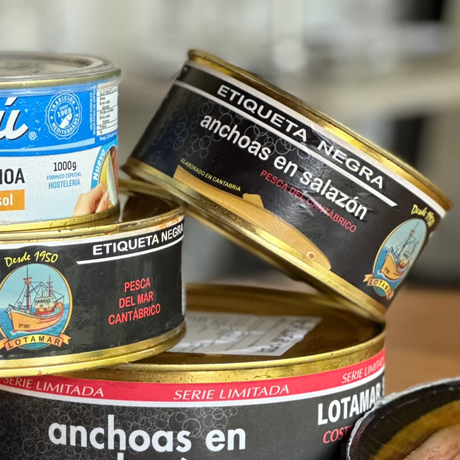 Lotamar acciughe del Cantàbrico sotto sale etiqueta negra 1 kg - squisitoo