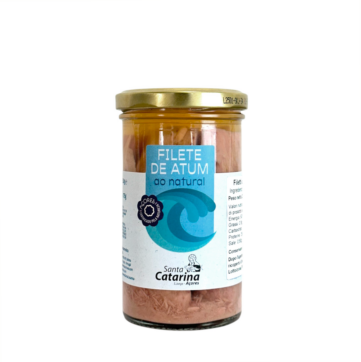 Santa Catarina filetti di tonno al naturale 250 g - squisitoo