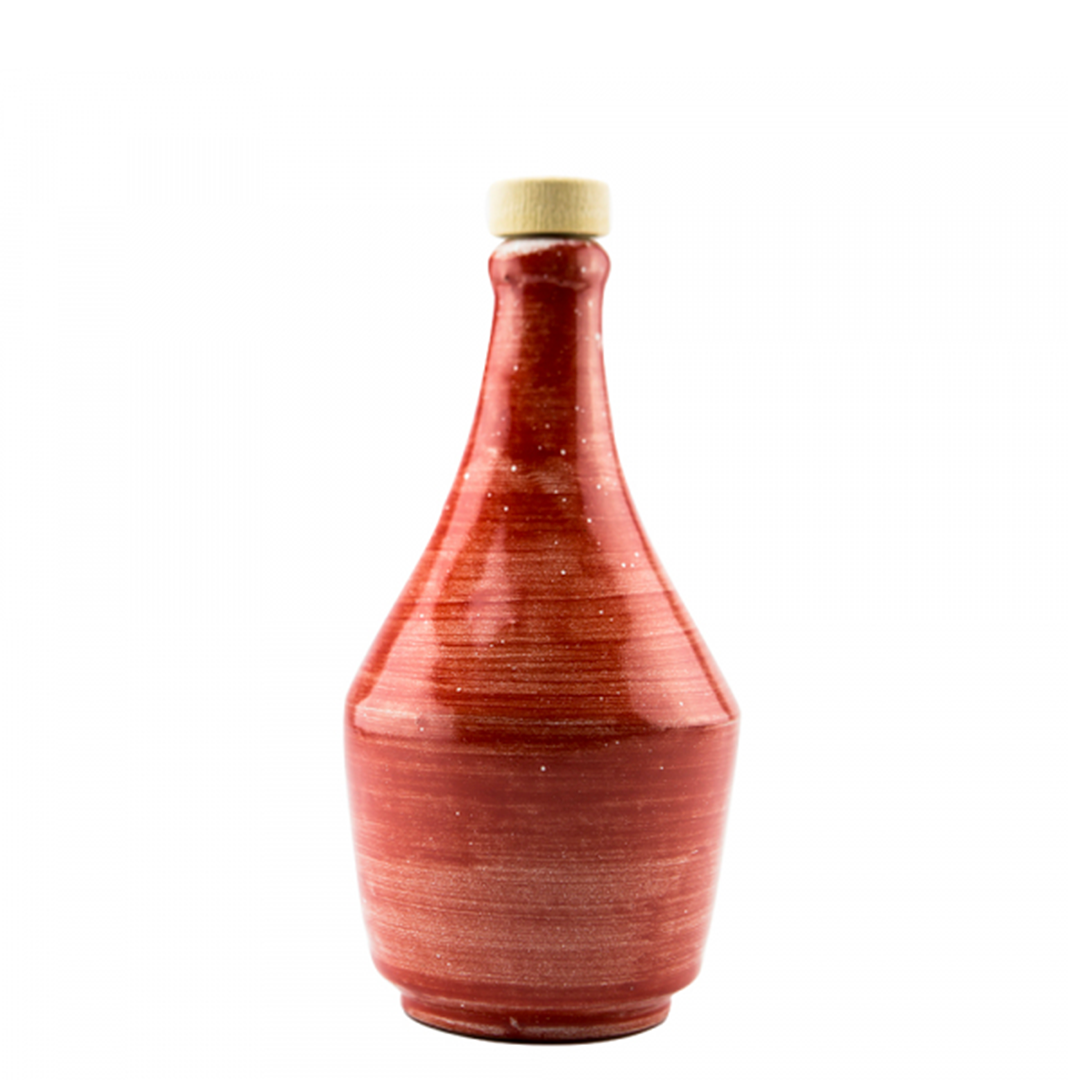 Perna olio extra vergine di oliva 1968 Antica Ricetta collezione ceramica rossa 50 cl - squisitoo