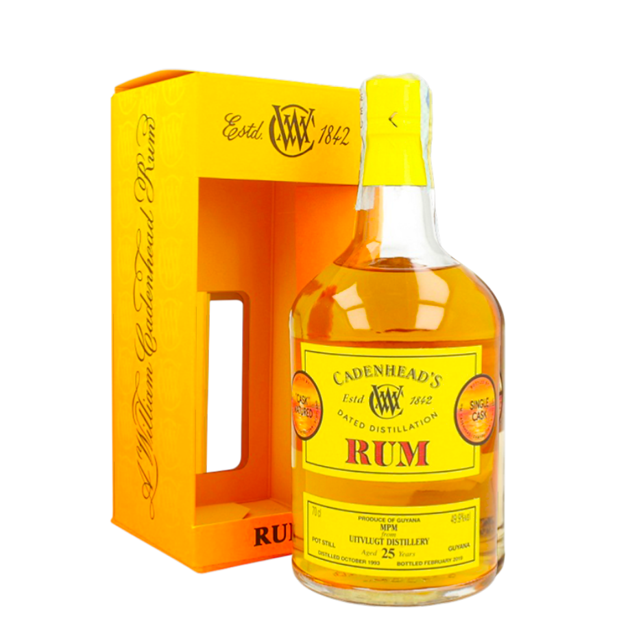 Rum Cadenhead's Guyana MPM Uitvlugt 25 Years Old 70 cl