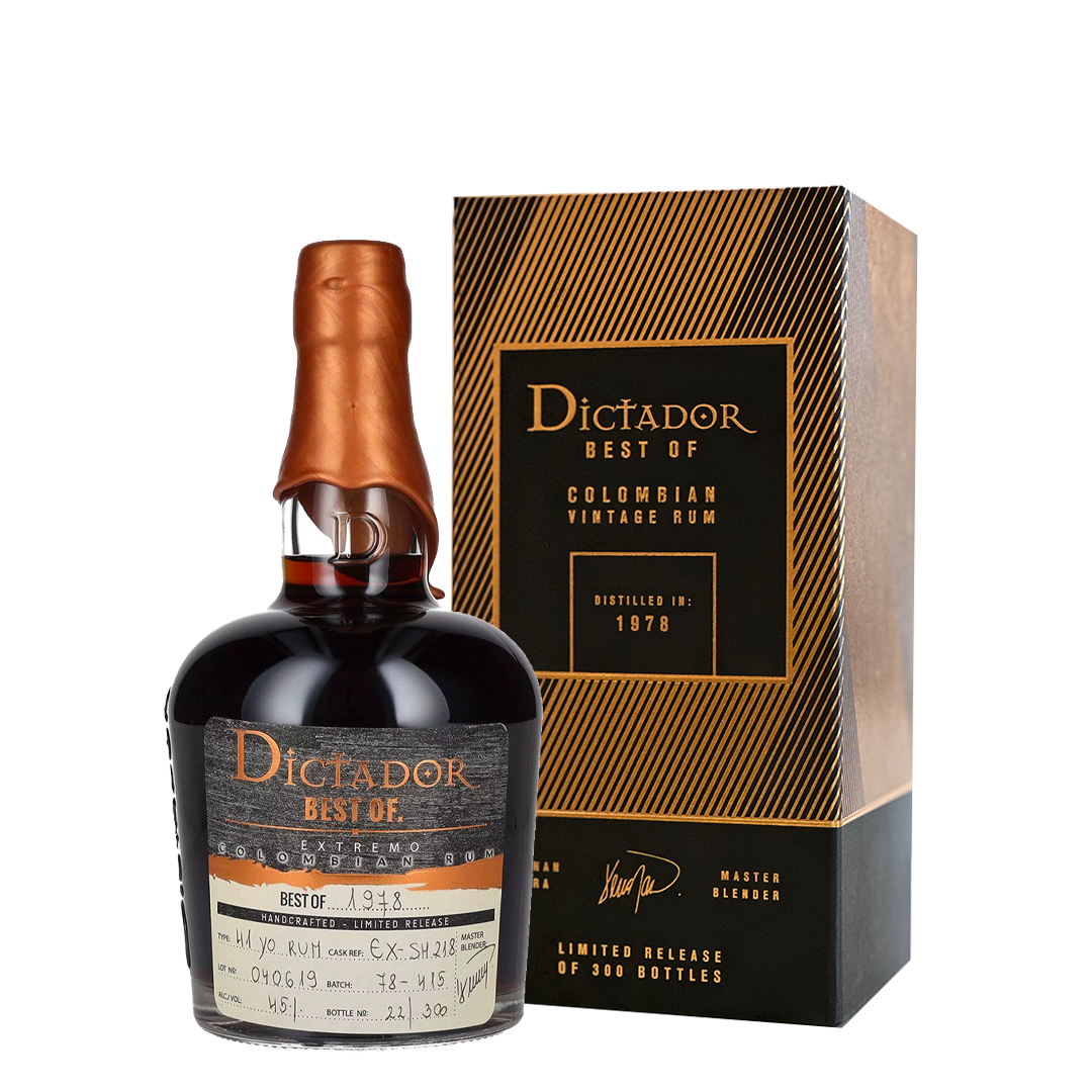 Rum Dictador Best of 1978 EXTREMO 70 cl - squisitoo