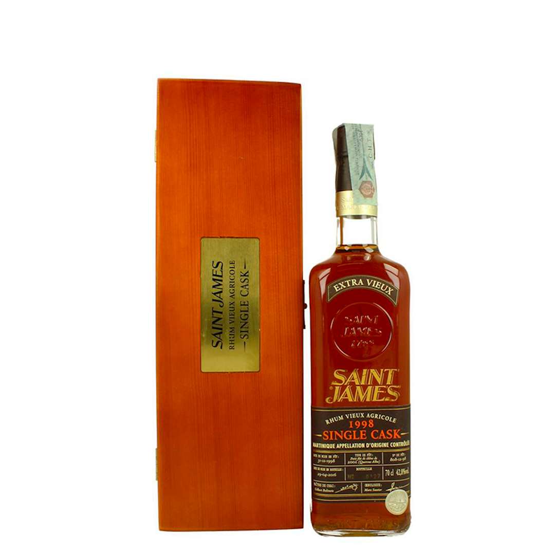 Rum Saint James 1998 Single Cask Fut 808 70 cl - squisitoo