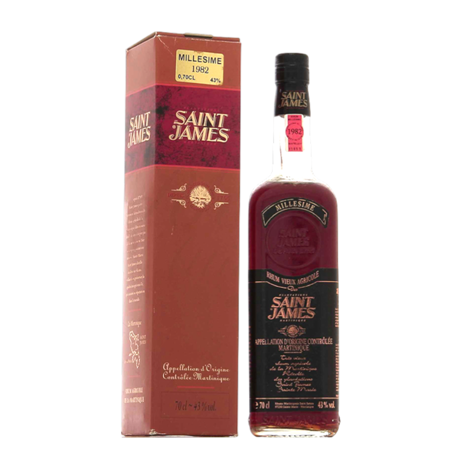 Rum Saint James Vieux Agricole Millèsime 1982 70 cl