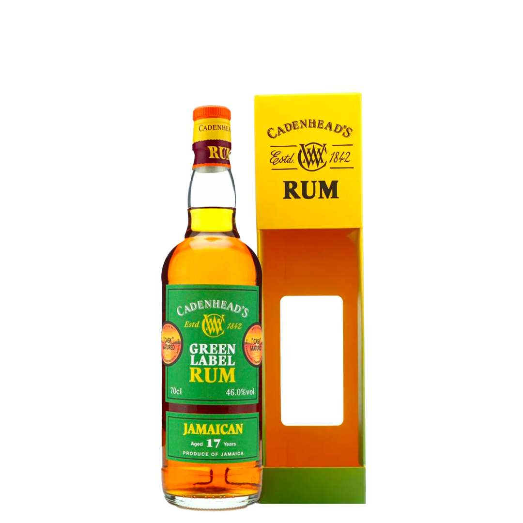 Rum Cadenhead's Green Label Jamaican rum 17 Years Old 70 cl