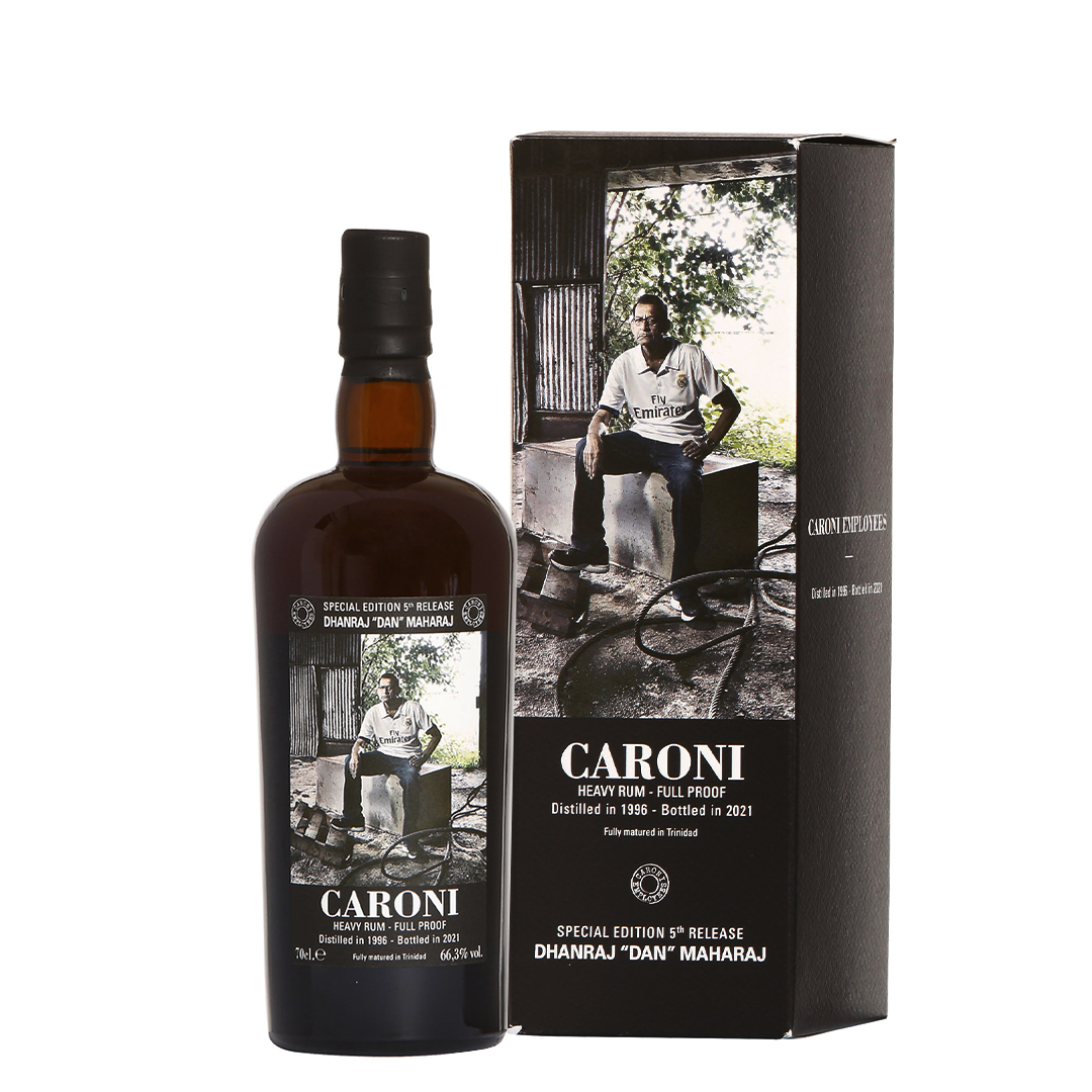 Rum Caroni Dhanraj "Dan" Maharaj 5th Release 1996 Full Proof 70 cl