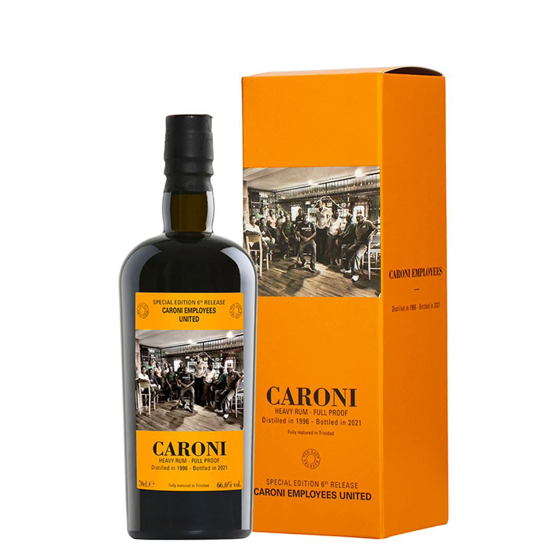Rum Caroni Employees 6th Release 25 Years Old 1996 "Employees United" 70 cl