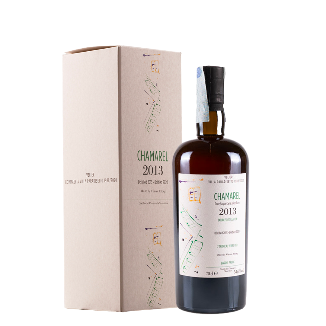 Rum Chamarel 2013 7 Tropical Years Old Velier Villa Paradisetto 1988/2020 Barrel Proof 70 cl