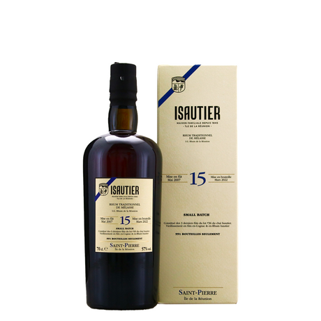 Rum Isautier Traditionnel 15 Years Old Small Batch 70 cl