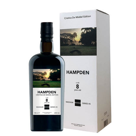 Rum Magnum Series #3 Hampden <> H 8 Years Old 2017 Cristina de middel edition 150 cl Magnum