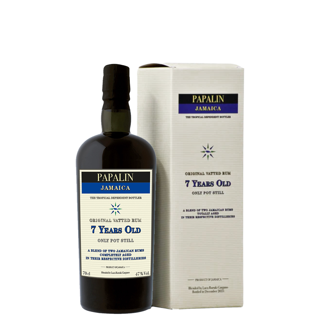 Rum Papalin Jamica 7 Years Old Original Vatted Rum only pot still 70 cl Release 2021