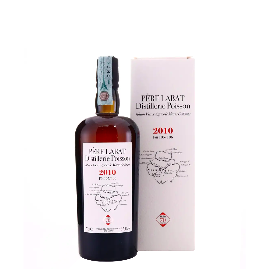 Rum Père Labat Distillerie Poisson Rhum Vieux Agricole Marie Galante 2010 Fut 105/106 70° Velier 70 cl