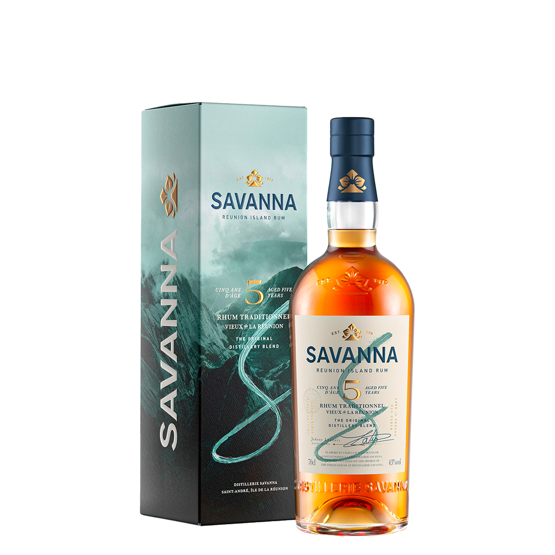 Rum Savanna Reunion Island Traditionnel Vieux 5 Years Old 70 cl