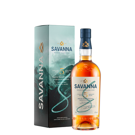 Rum Savanna Reunion Island Traditionnel Vieux 5 Years Old 70 cl