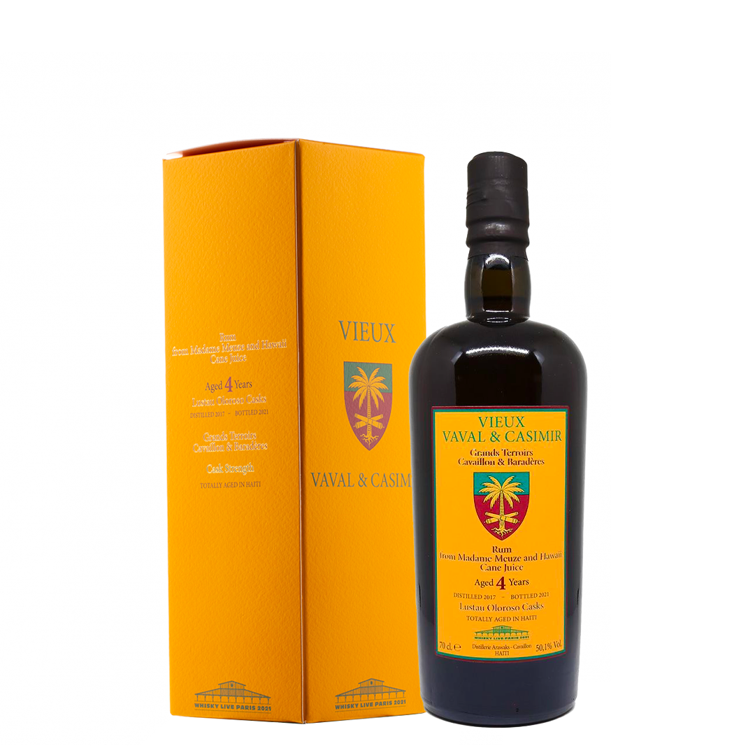 Rum Vieux Vaval & Casimir 4 Years Old Cane Juice Lustau Oloroso Casks 70 cl