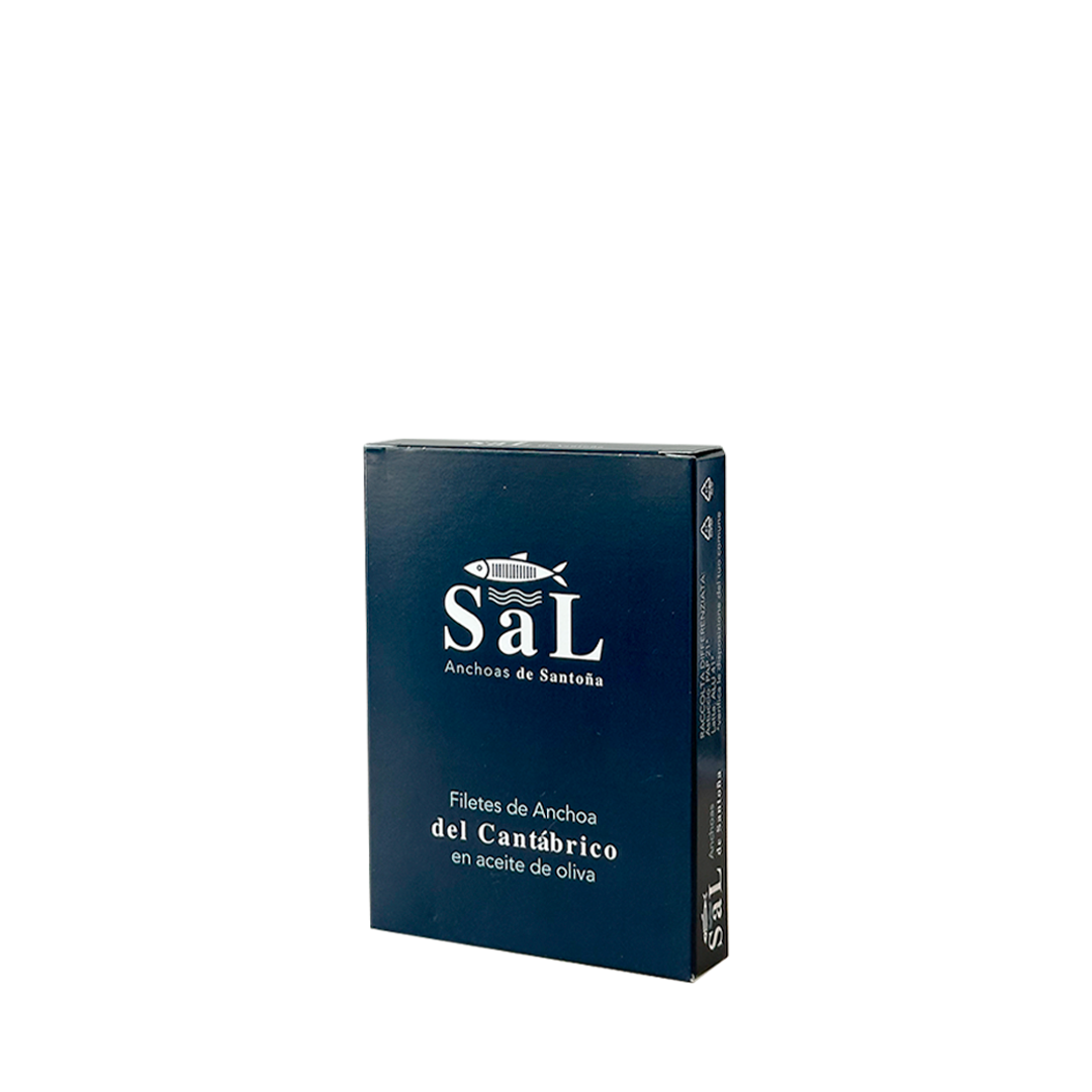 SAL 16/18 Cantabrian anchovy fillets in olive oil 74 g