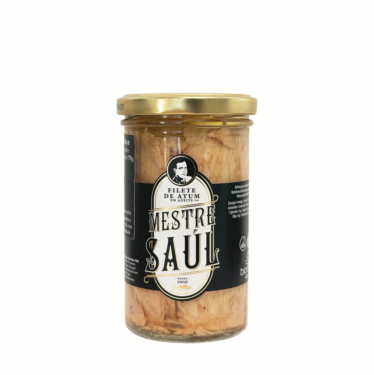 Mestre Saúl filetti di tonno stagionato in olio di oliva 250 g - squisitoo