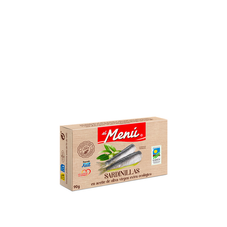 El Menù sardines in organic EVO oil 90 g