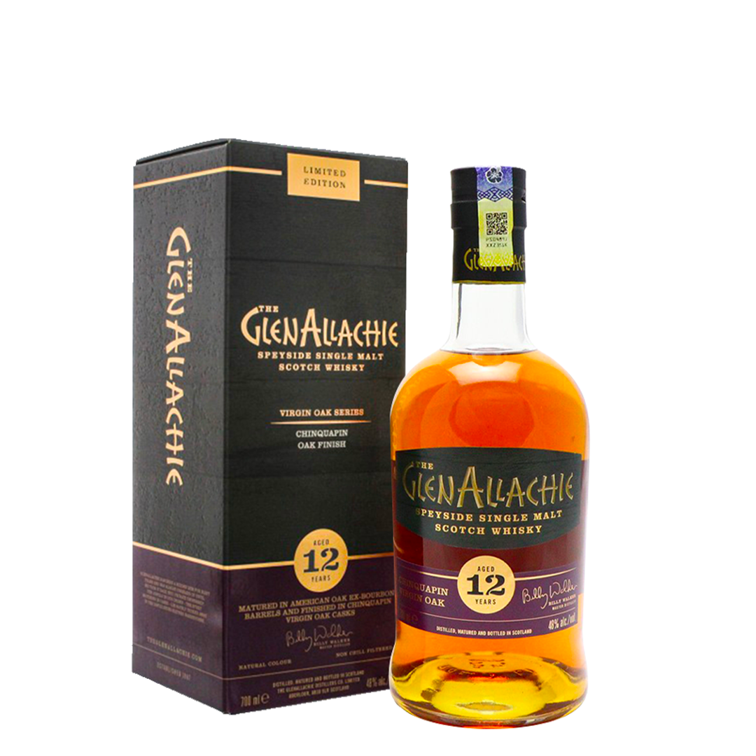 Whisky GlenAllachie 12 Years Old Chinquapin Virgin Oak Finish 70 cl - squisitoo