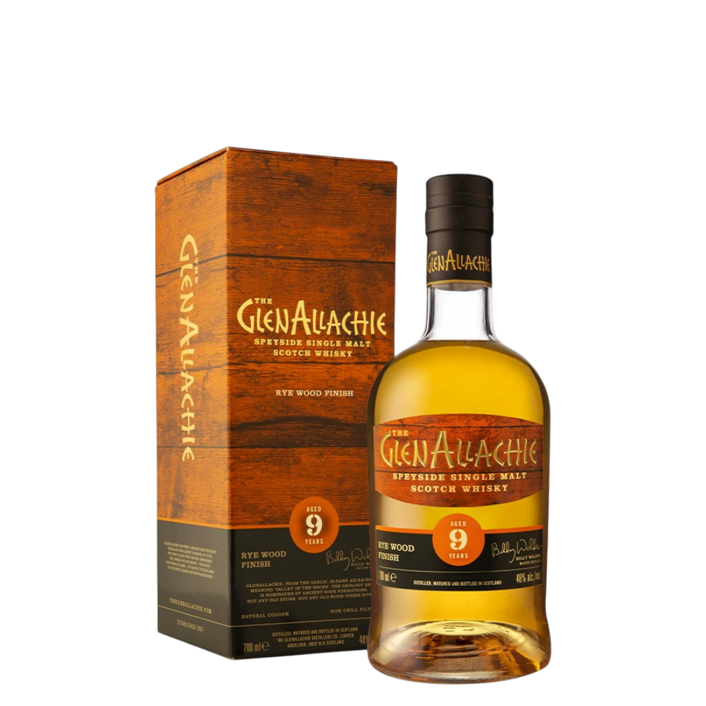 Whisky GlenAllachie 9 Years Old Rye Wood Finish 70 cl