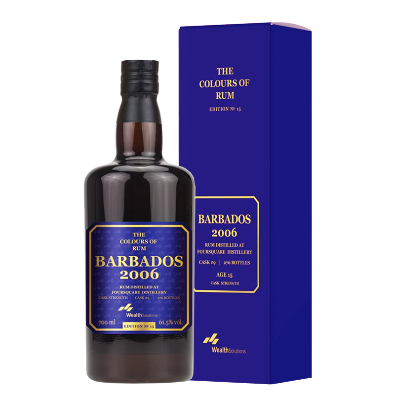 The Colours of Rum Foursquare 2006 Barbados 15 Years Old edition N.15 70 cl