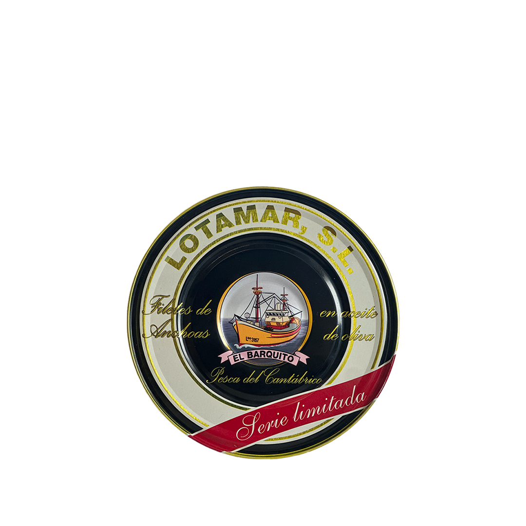 Lotamar filetti di acciughe del Cantàbrico in olio di oliva serie limitada 180 g - squisitoo