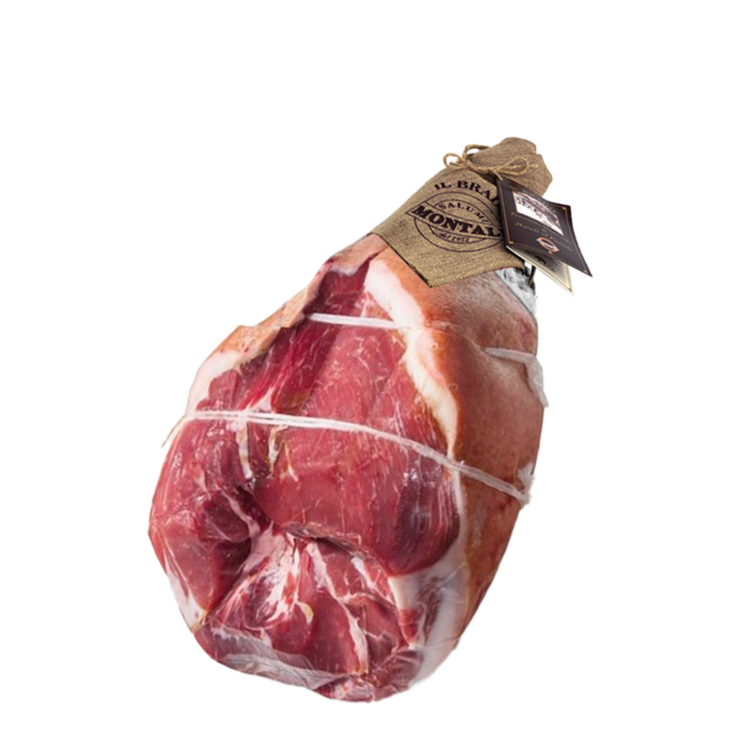 Montali Il Brado Prosciutto Crudo stagionato minimo 24 mesi intero disossato addobbo - squisitoo