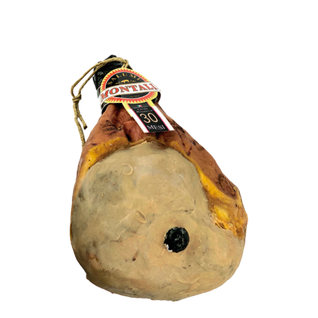 Montali Parma Ham aged 30/33 months, whole with bone, approx. 11 kg.