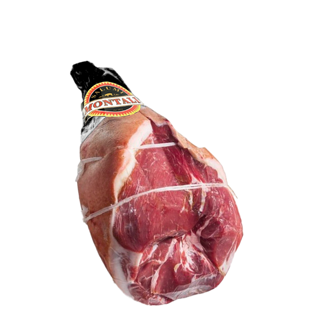 Montali Prosciutto Crudo di Parma stagionato 24 mesi intero disossato addobbo - squisitoo