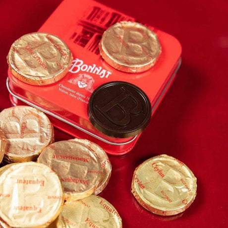 Bonnat Boîte Tentation Palets 65% 100 g - squisitoo