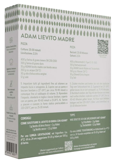Molino Merano Adam lievito madre con lievito secco 105 g