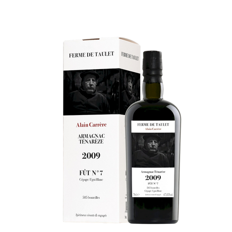 Armagnac Alain Carrère Ténareze 2009 Fût N 7 70 cl