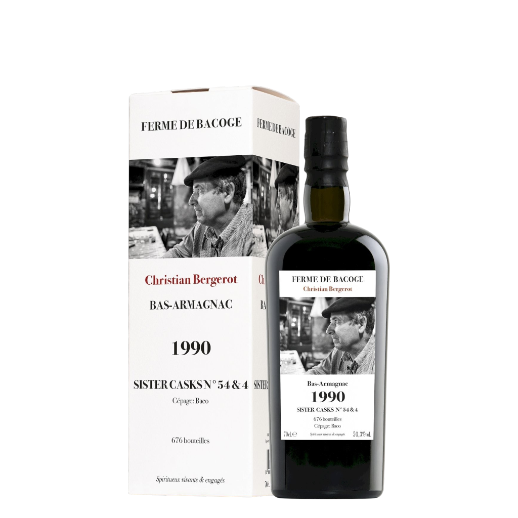 Bas Armagnac Christian Bergerot 1990 Sister Casks N.54 & 4 70 cl