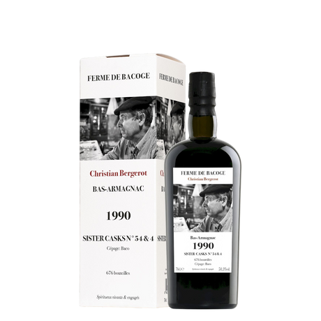 Bas Armagnac Christian Bergerot 1990 Sister Casks N.54 & 4 70 cl