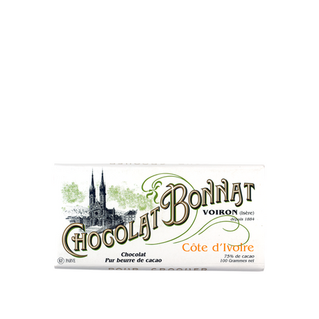 Bonnat tavoletta di cioccolato Cote d'Ivoire 75% Grands Crus Historiques 100 g