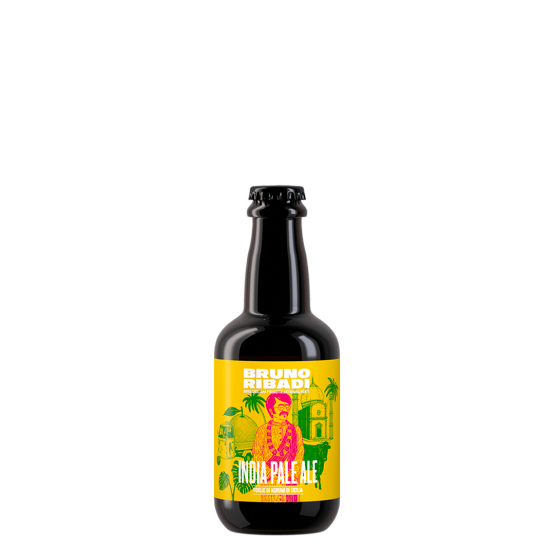 Bruno Ribadi Birra India Pale Ale, foglie di agrumi di Sicilia 33 cl - squisitoo
