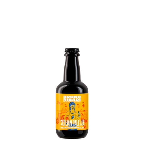 Bruno Ribadi Birra Sicilian Pale Ale agrumi di Sicilia, bacche di sommacco e pepe rosa 33 cl