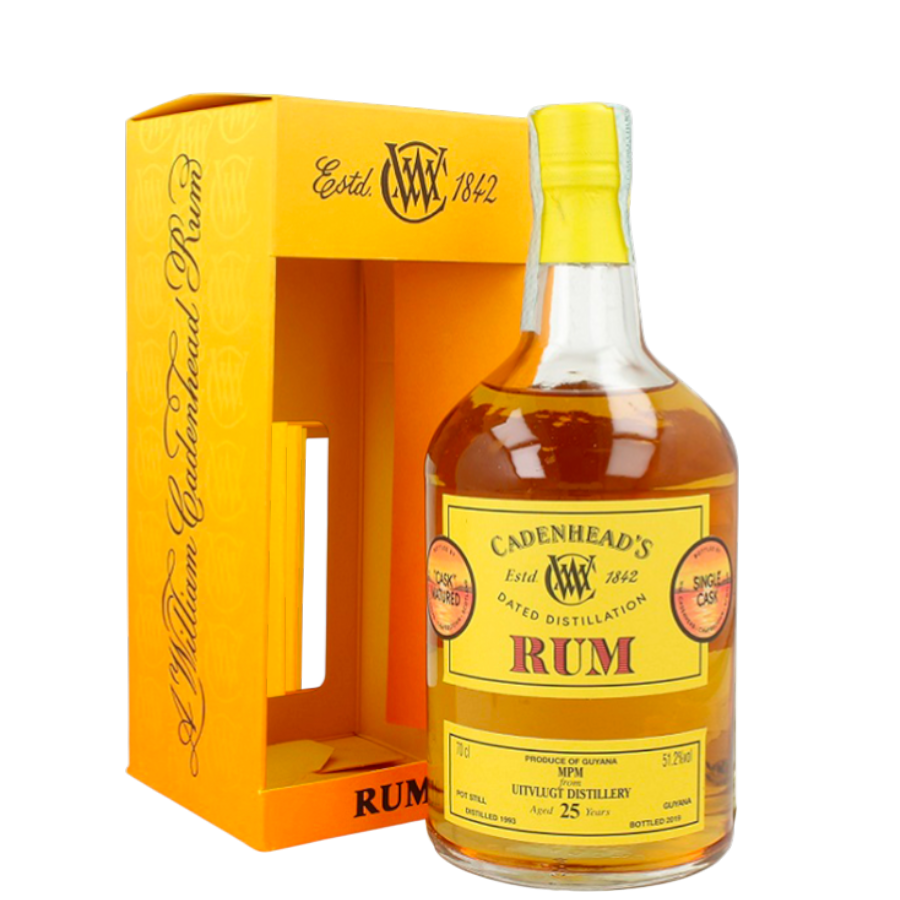 Rum Cadenhead's Guyana MPM Uitvlugt 25 Years Old 70 cl