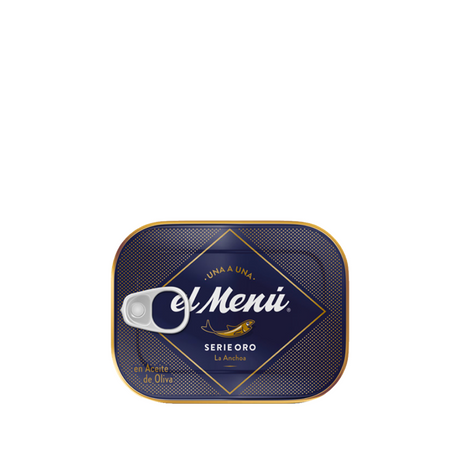 El Menú Cantabrian anchovy fillets in olive oil gold series 74 g 