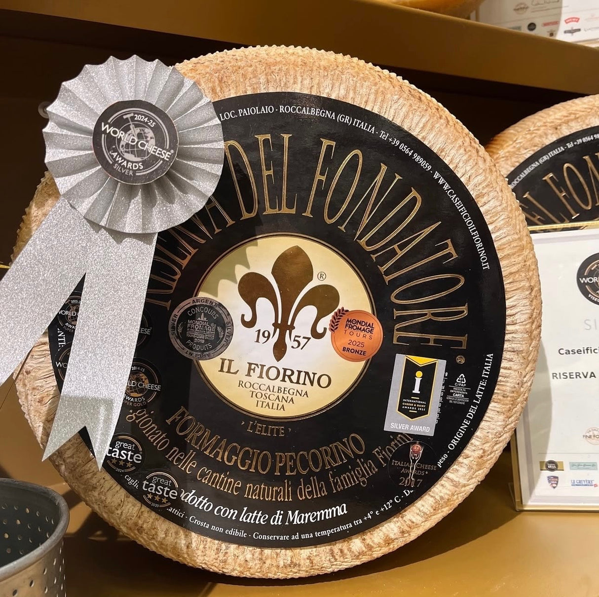 Il Fiorino Riserva del Fondatore forma intera 18 kg