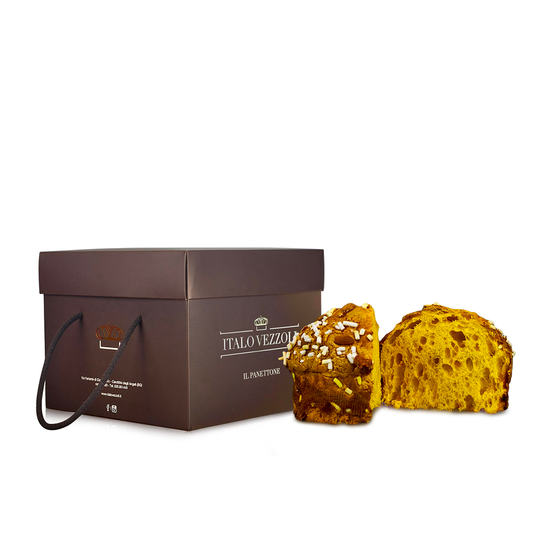 Italo Vezzoli "L'Originale" artisanal panettone with lemon drops 1 kg