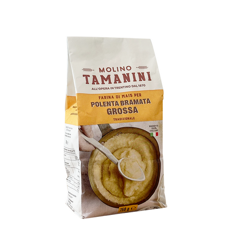 Molino Tamanini Farina di mais bramata grossa per polenta tradizionale 750 g