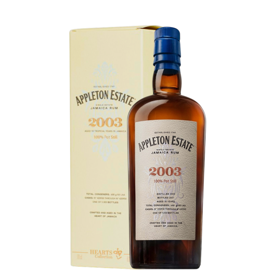 Rum Appleton Estate Hearts Collection 2003 18 Years Old 70 cl