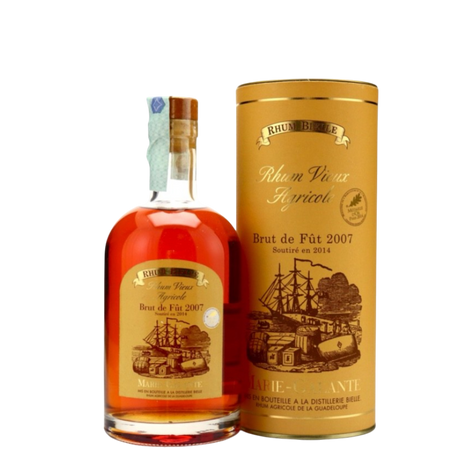 Rum Bielle Vieux Agricole Brut De Fût 2007 70 cl