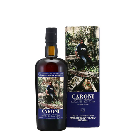 Rum Caroni Employees 6th Release 25 Years Old 1996 - "Sonny Black" Bridgelal 70 cl